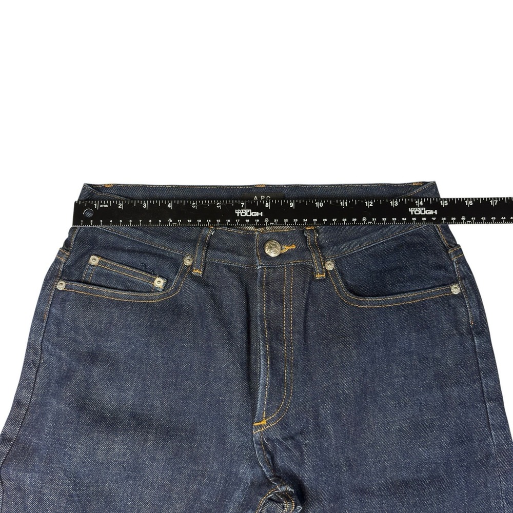 APC Rescue Selvedge Indigo Denim Jeans Size 29x28 - Picture 5 of 8